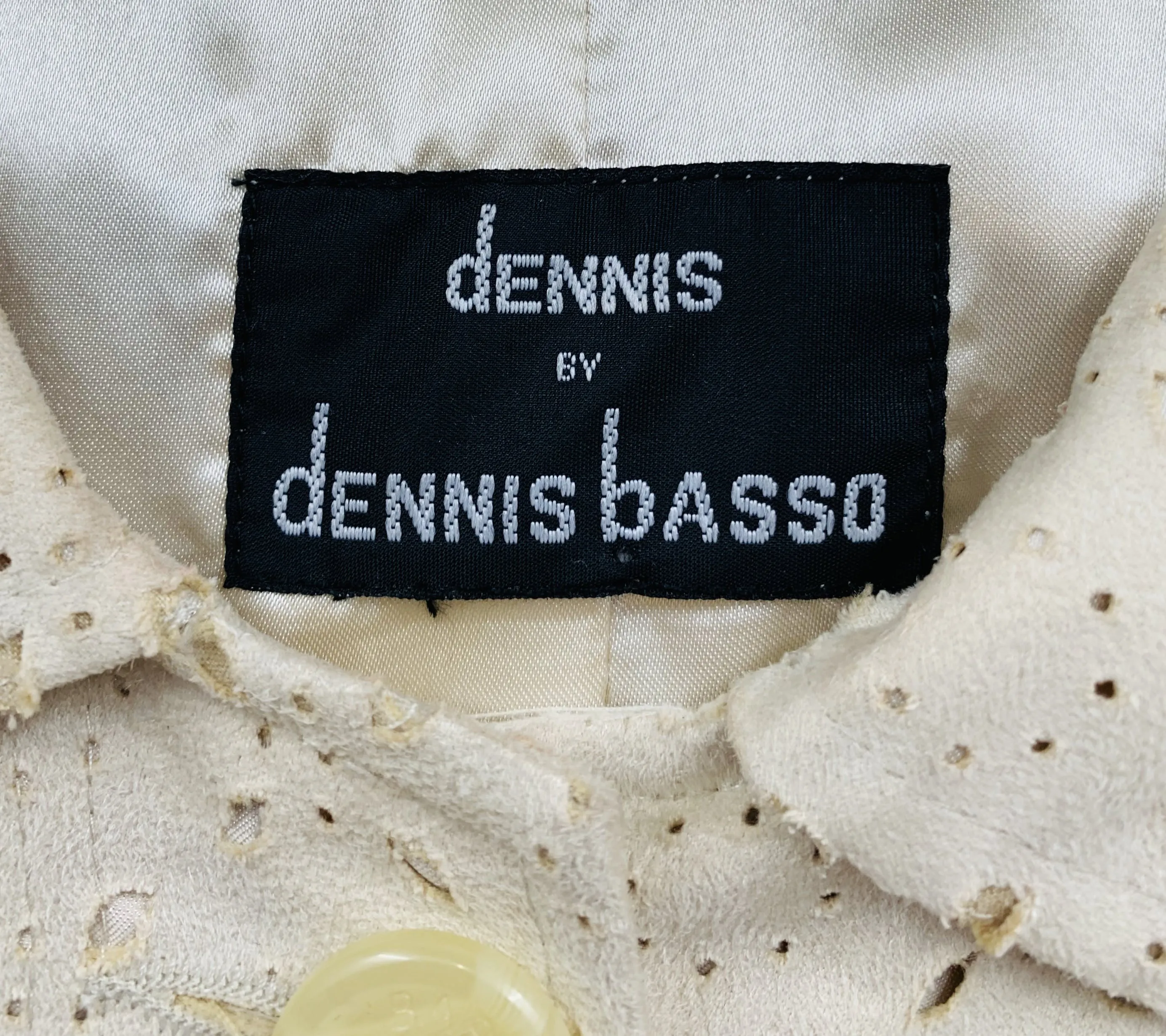 00's Light Suede Coat by Dennis Basso