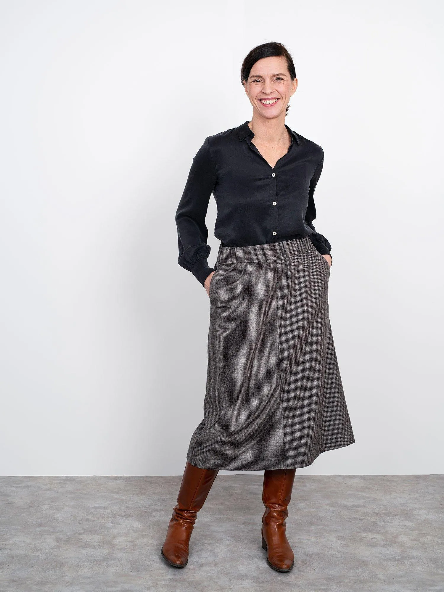 A-LINE MIDI SKIRT PATTERN