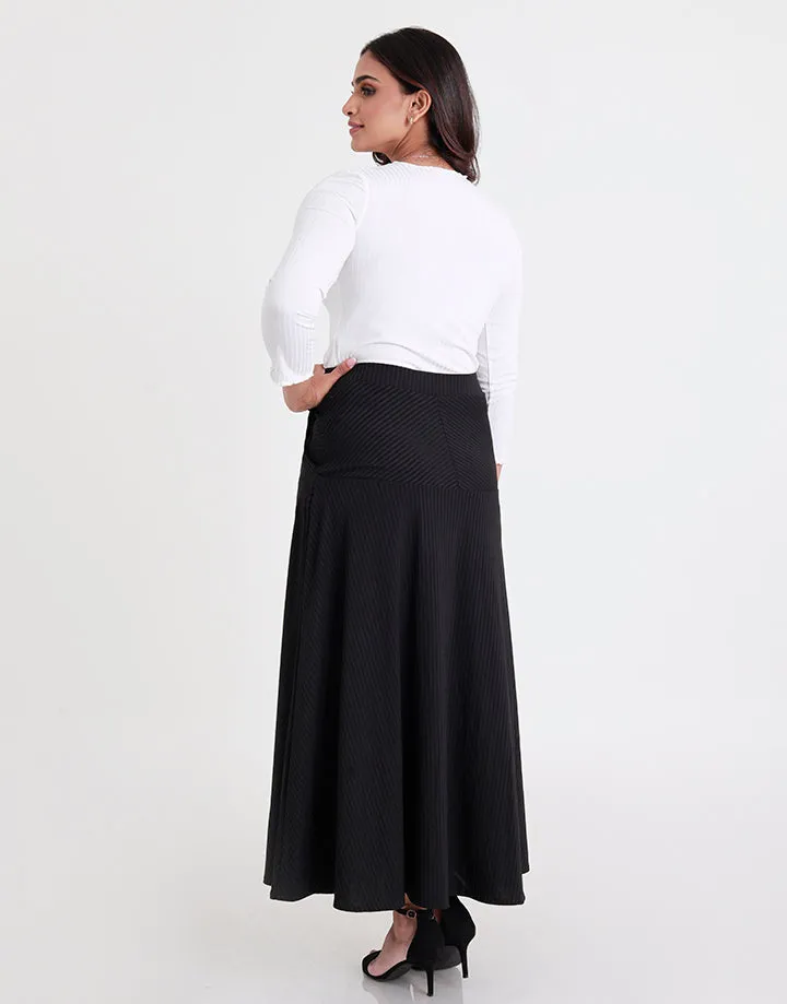 A-Line Skirt with Buttons