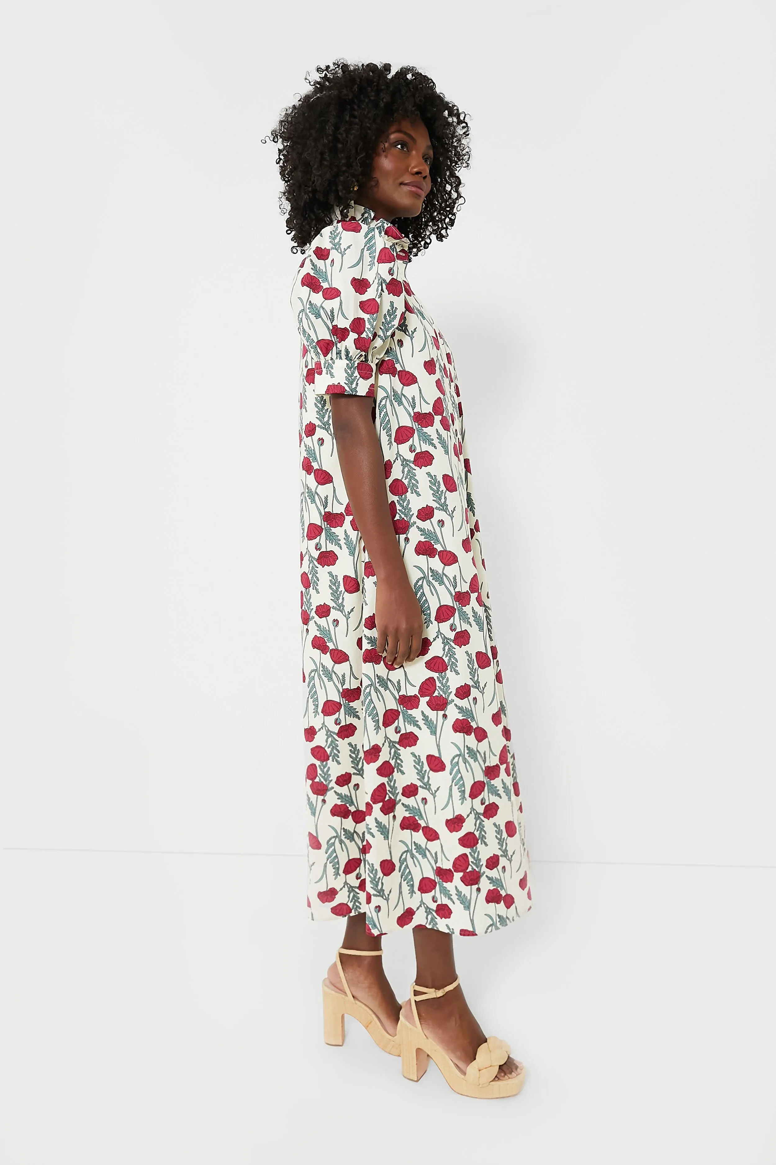 Amaryllis Floral Louisa Maxi Dress