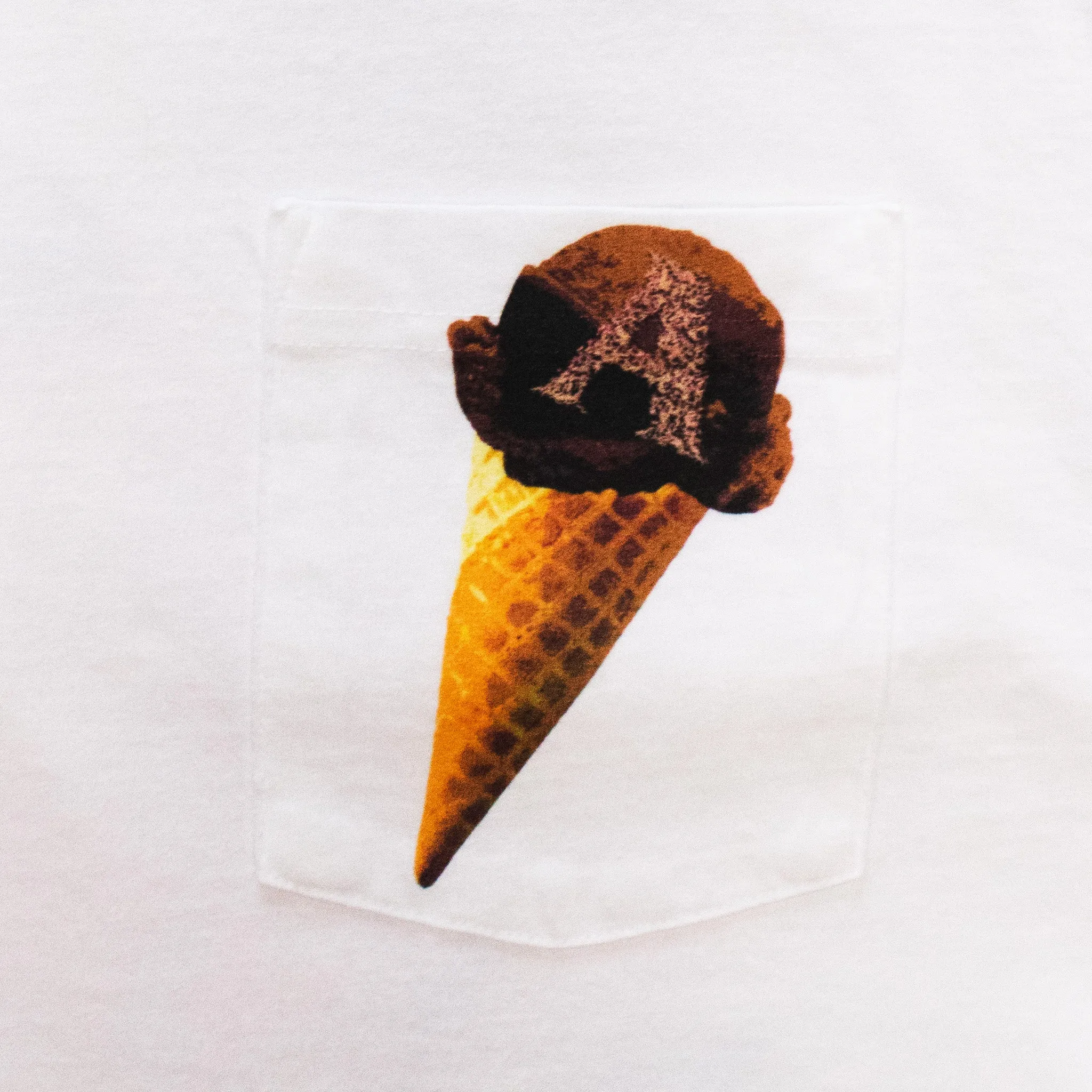 August "Frozen Custard" Pocket T-Shirt (White)