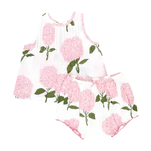 Baby Girls Jaipur Set - Pink Hydrangeas