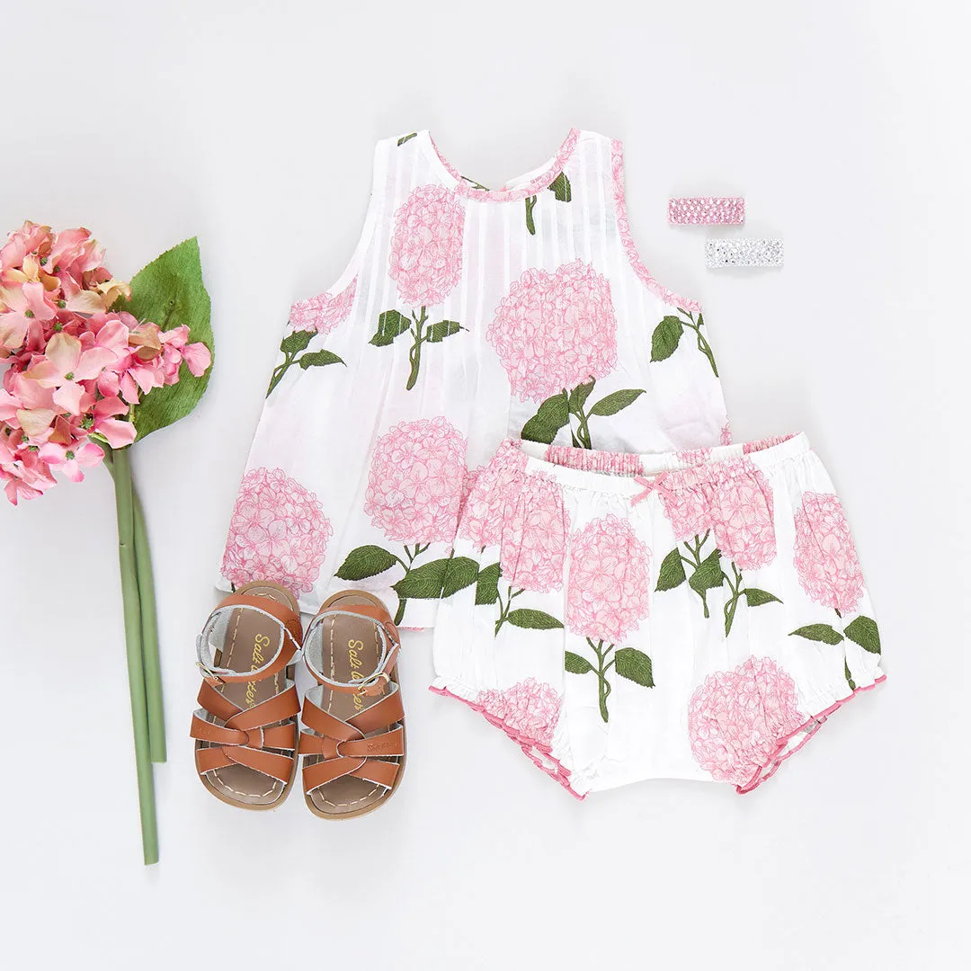 Baby Girls Jaipur Set - Pink Hydrangeas