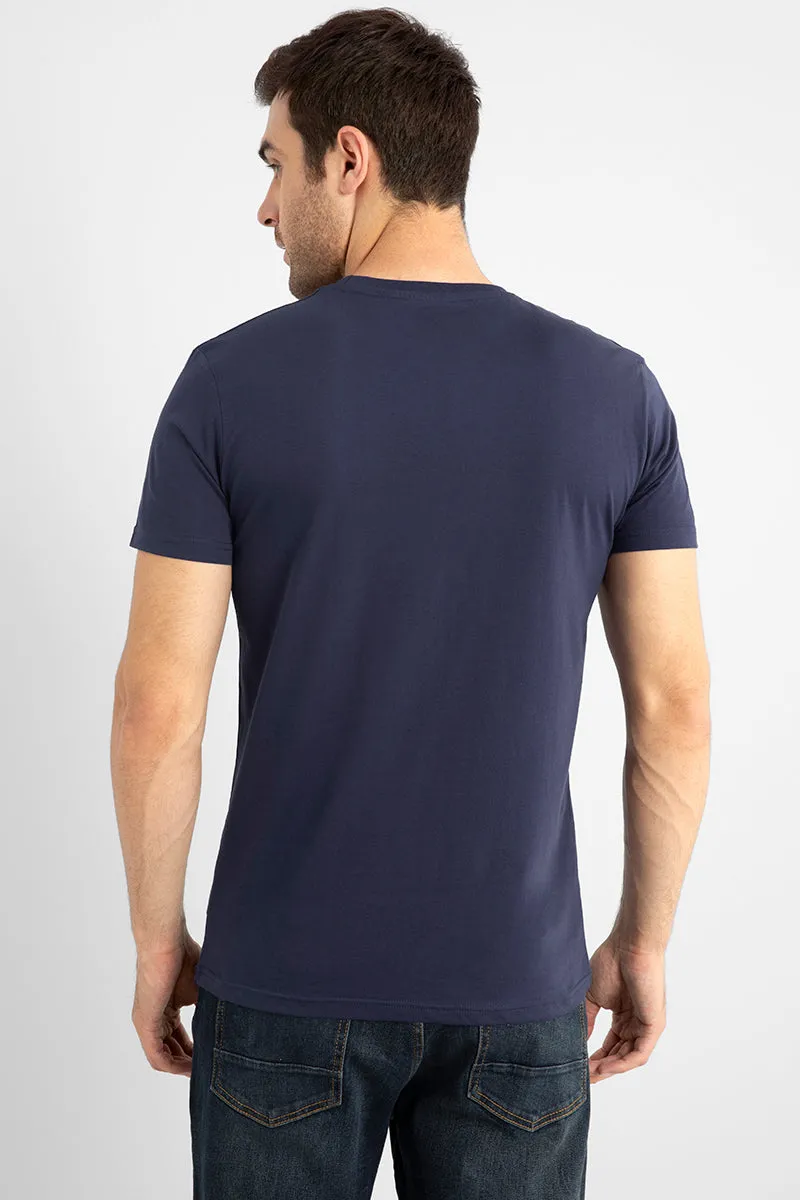 Basic Navy Supima Cotton T-Shirt