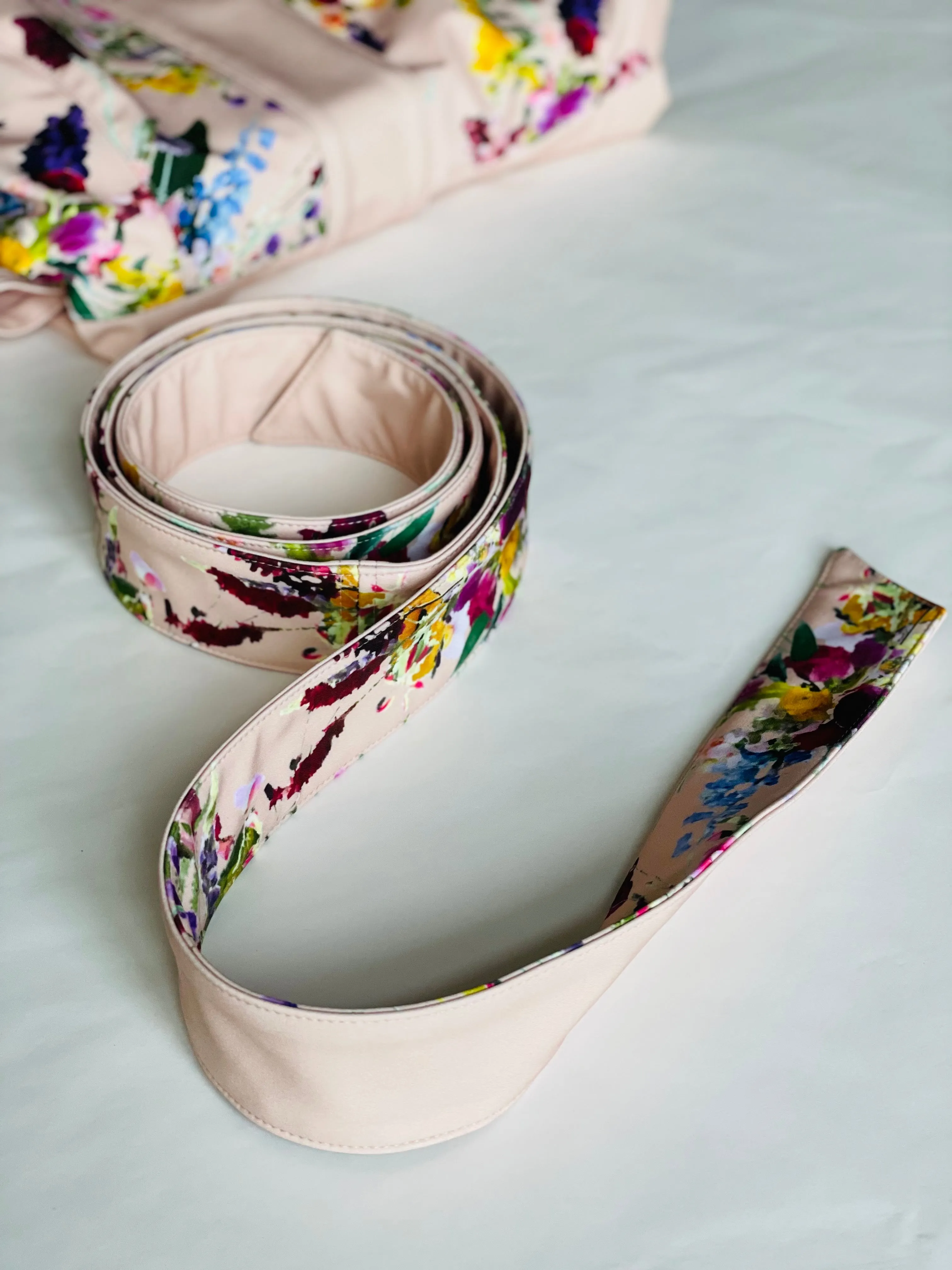 Beige Belt with Meadow Flowers | Beige Midsummer