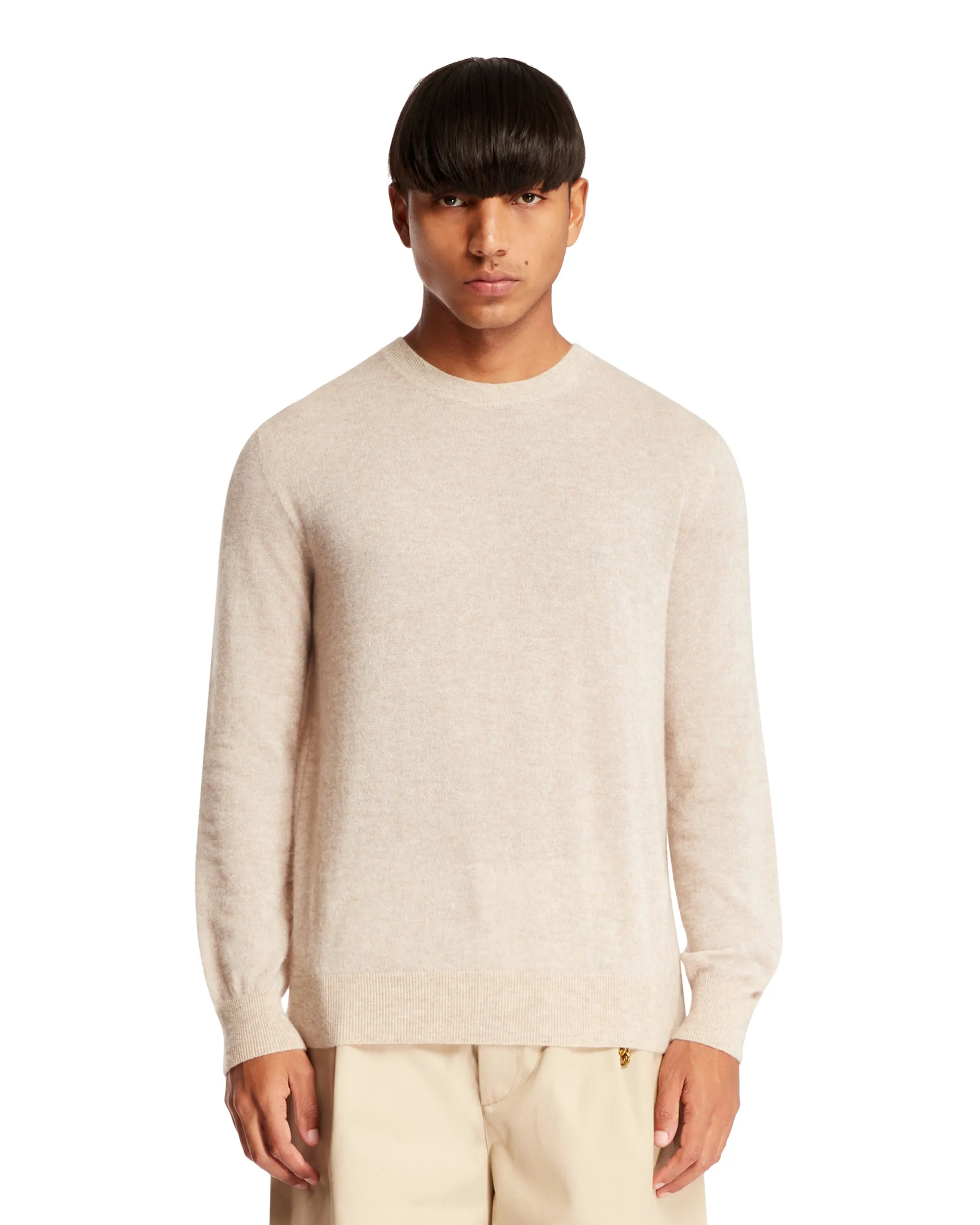 Beige Crewneck Sweater