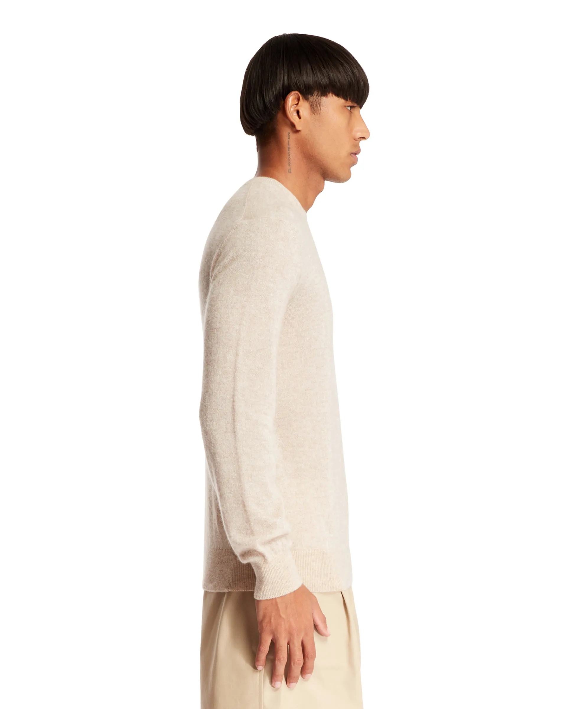 Beige Crewneck Sweater