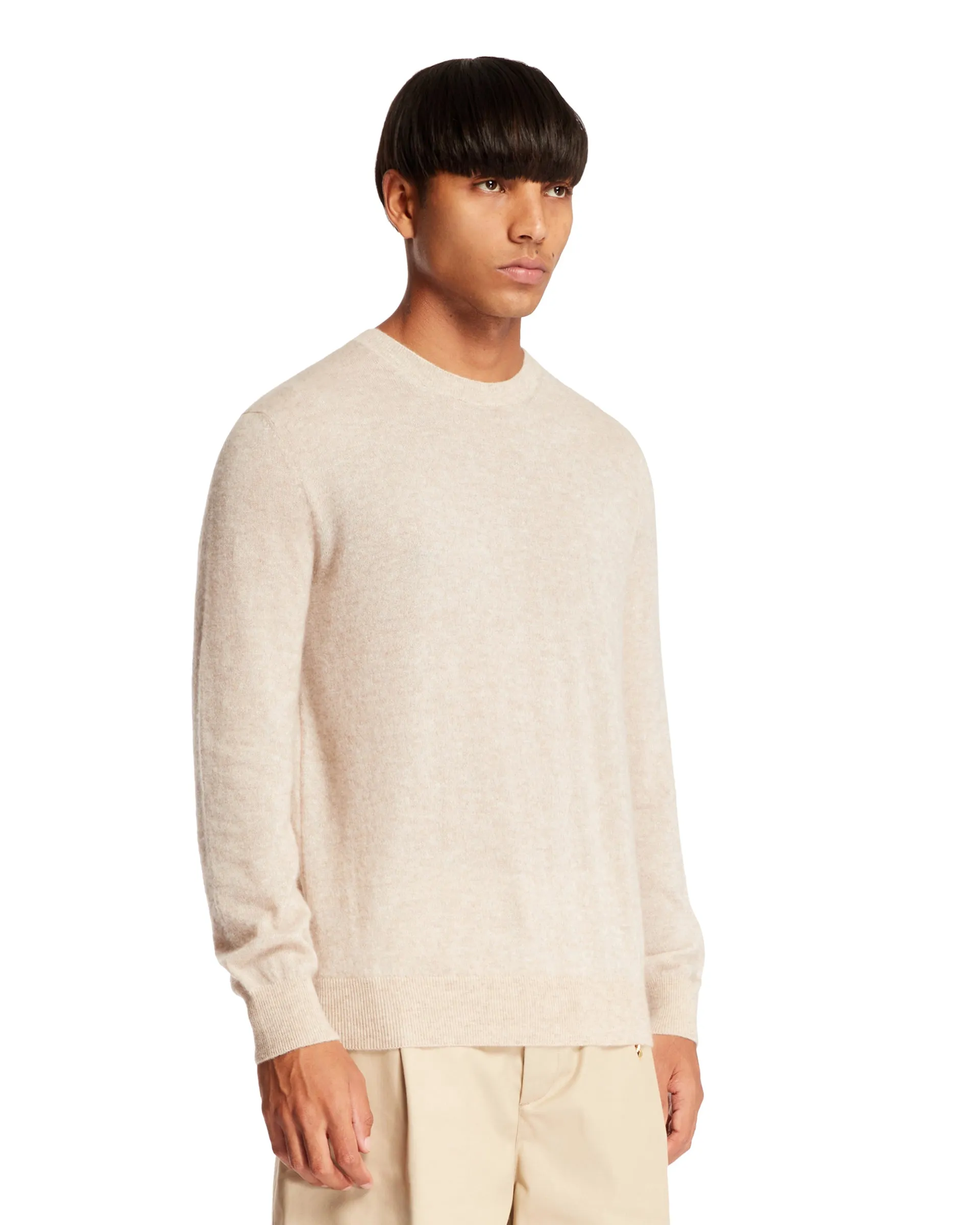 Beige Crewneck Sweater