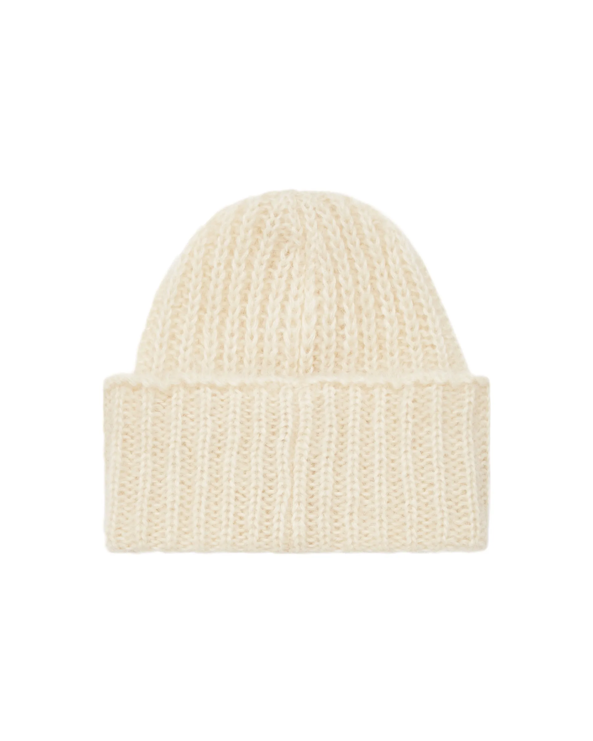 Beige Wool Beanie