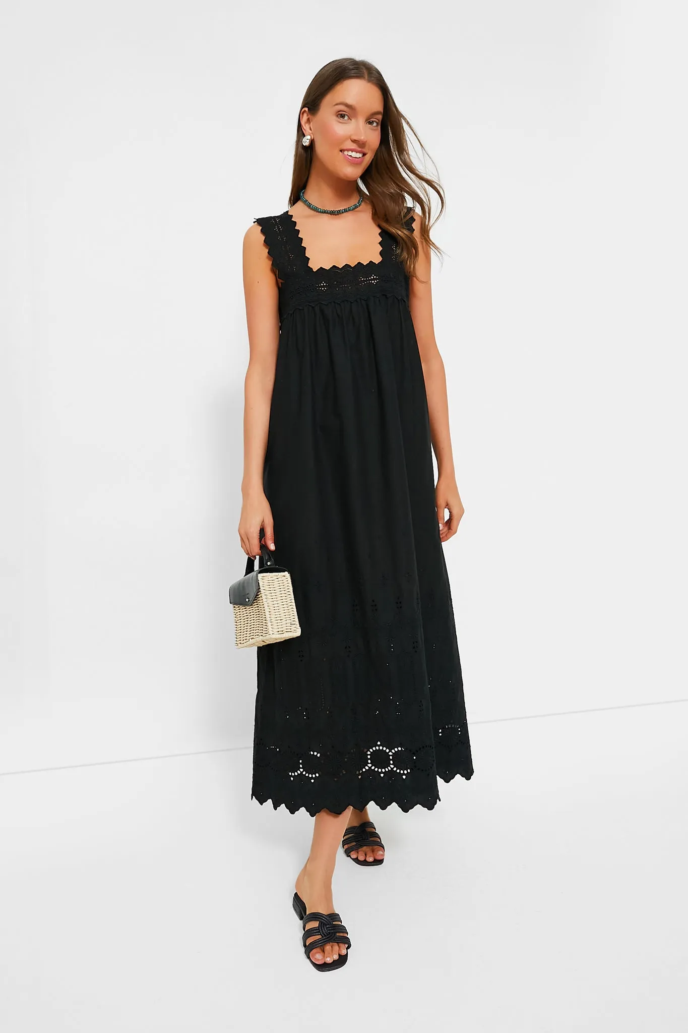 Black Amelia Shift Dress