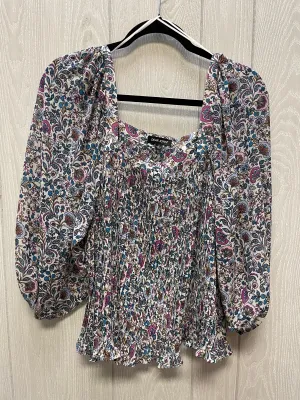 Blouse Long Sleeve By Dear John In Floral Print, Size: S