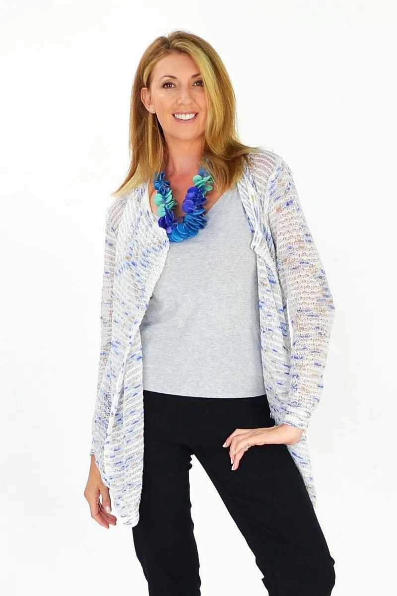 Blue & White Willow Cardigan