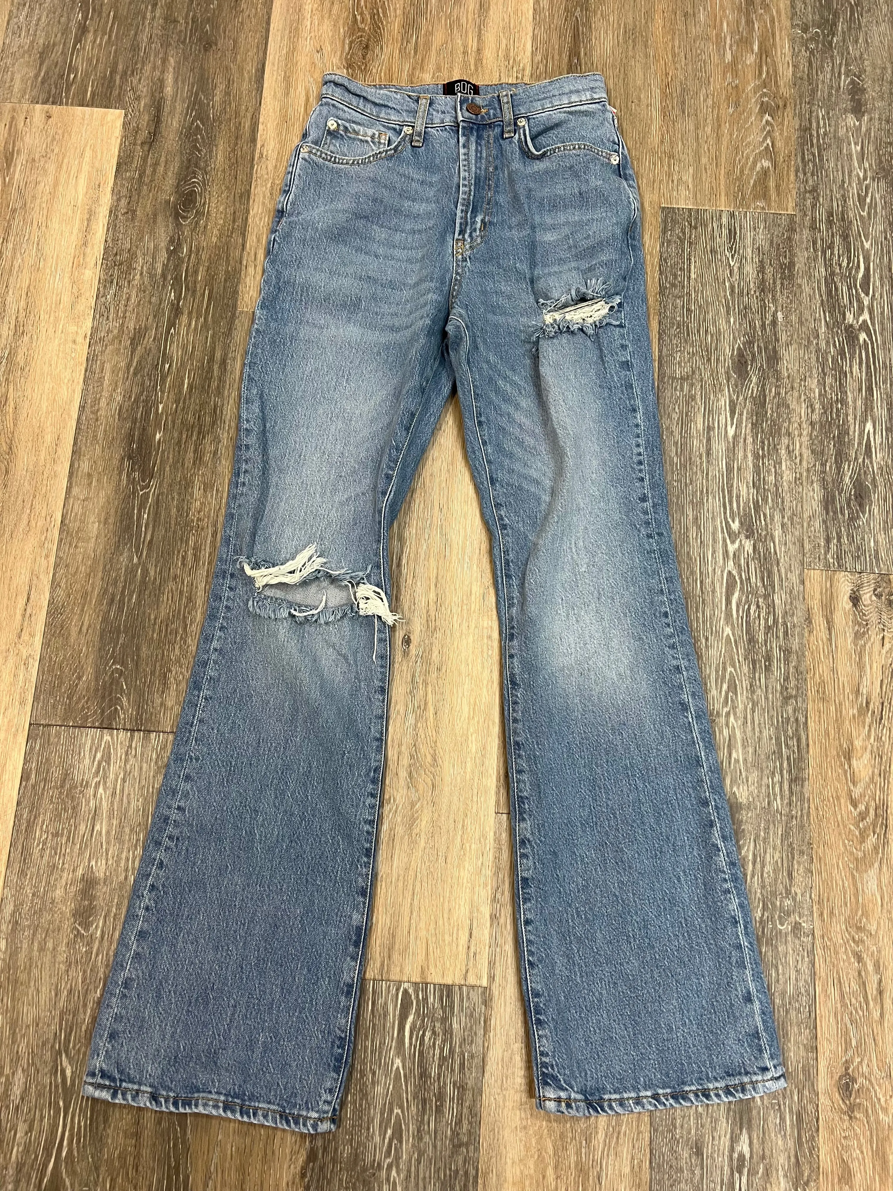 Blue Denim Jeans Straight Bdg, Size 2/26