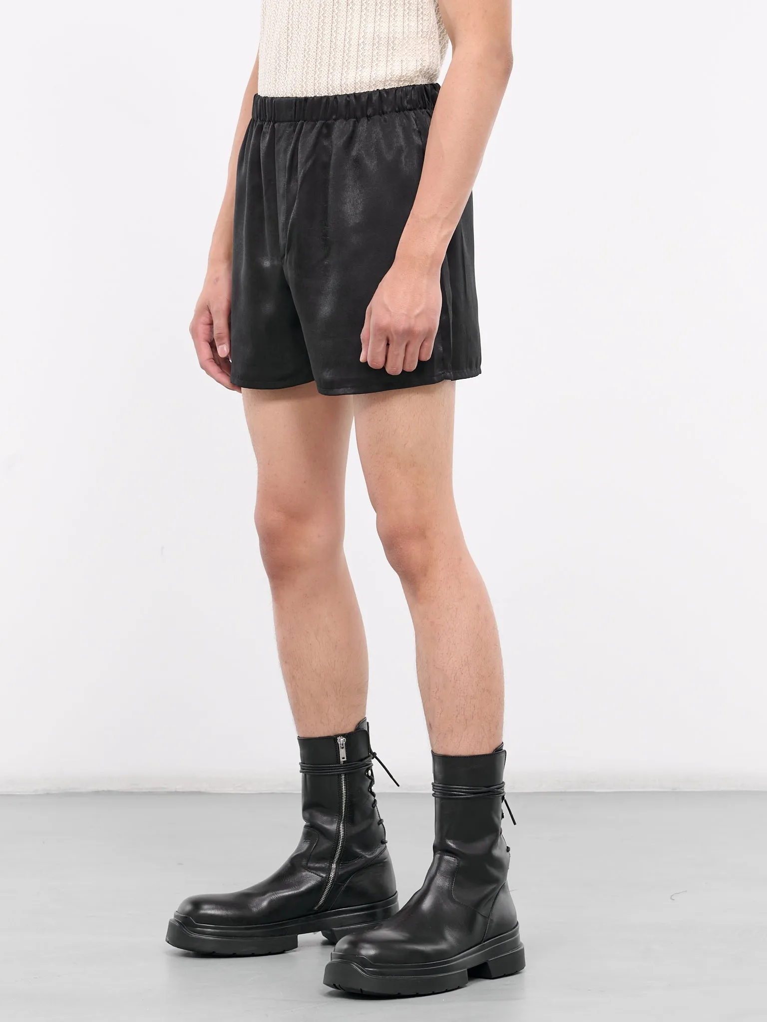 Boxer Shorts (CO-ST001-M-PL0005-BLACK-VANILL)