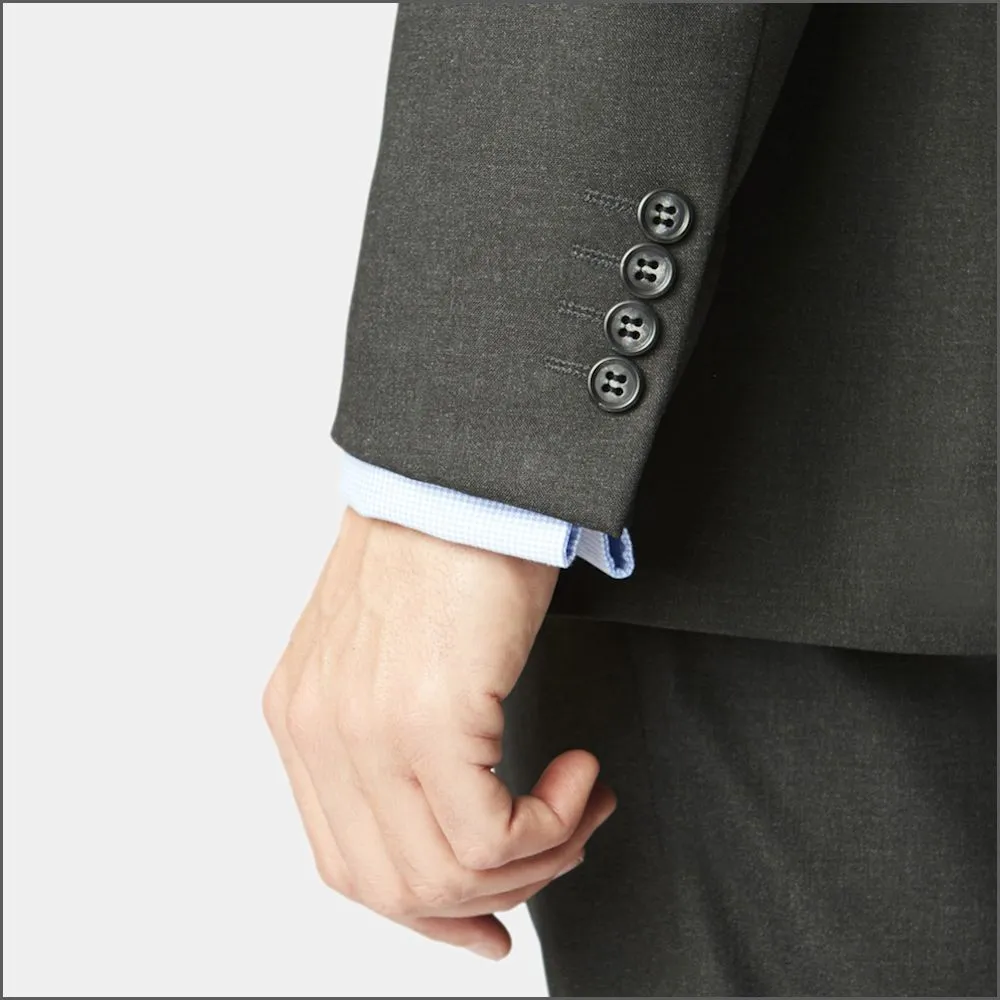 Brook Taverner Dijon Charcoal Suit-