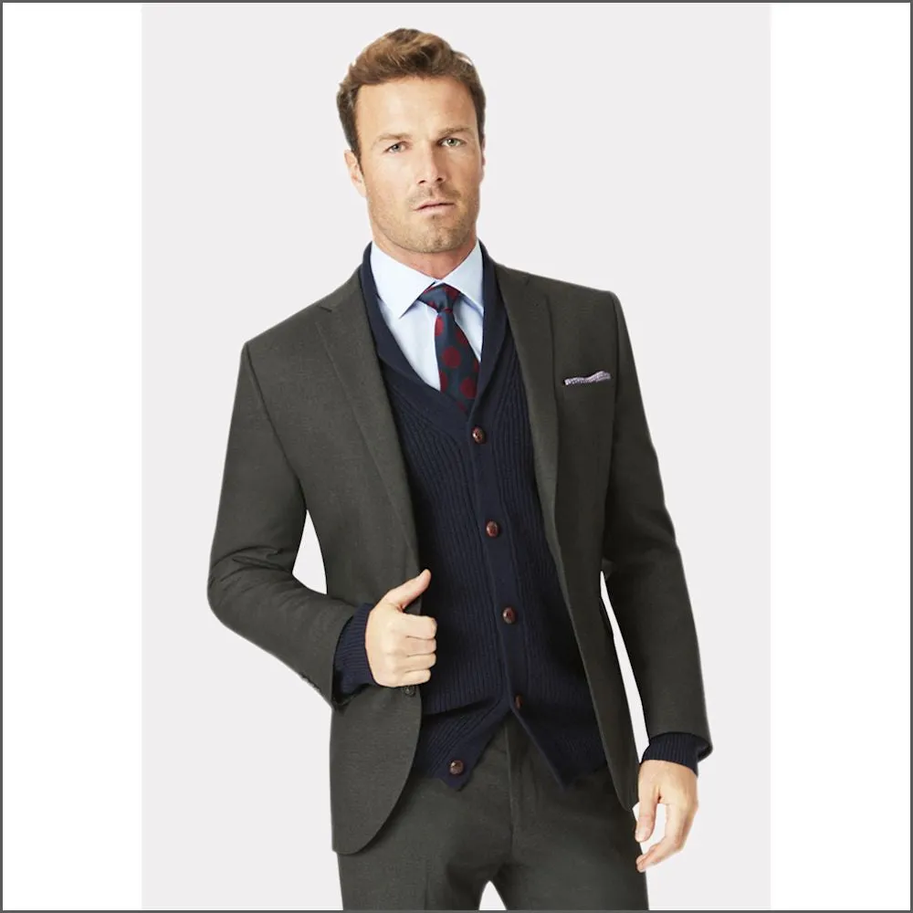 Brook Taverner Dijon Charcoal Suit-