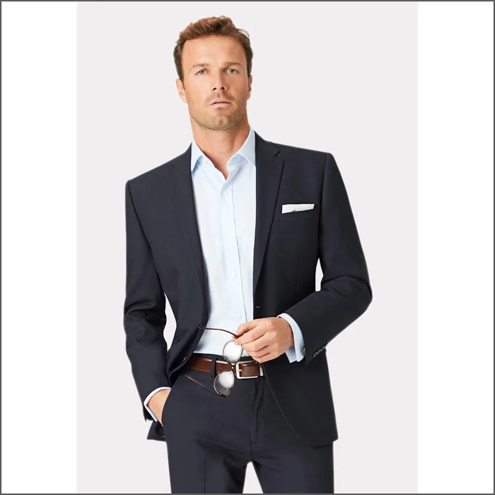 Brook Taverner Dijon Navy Suit-