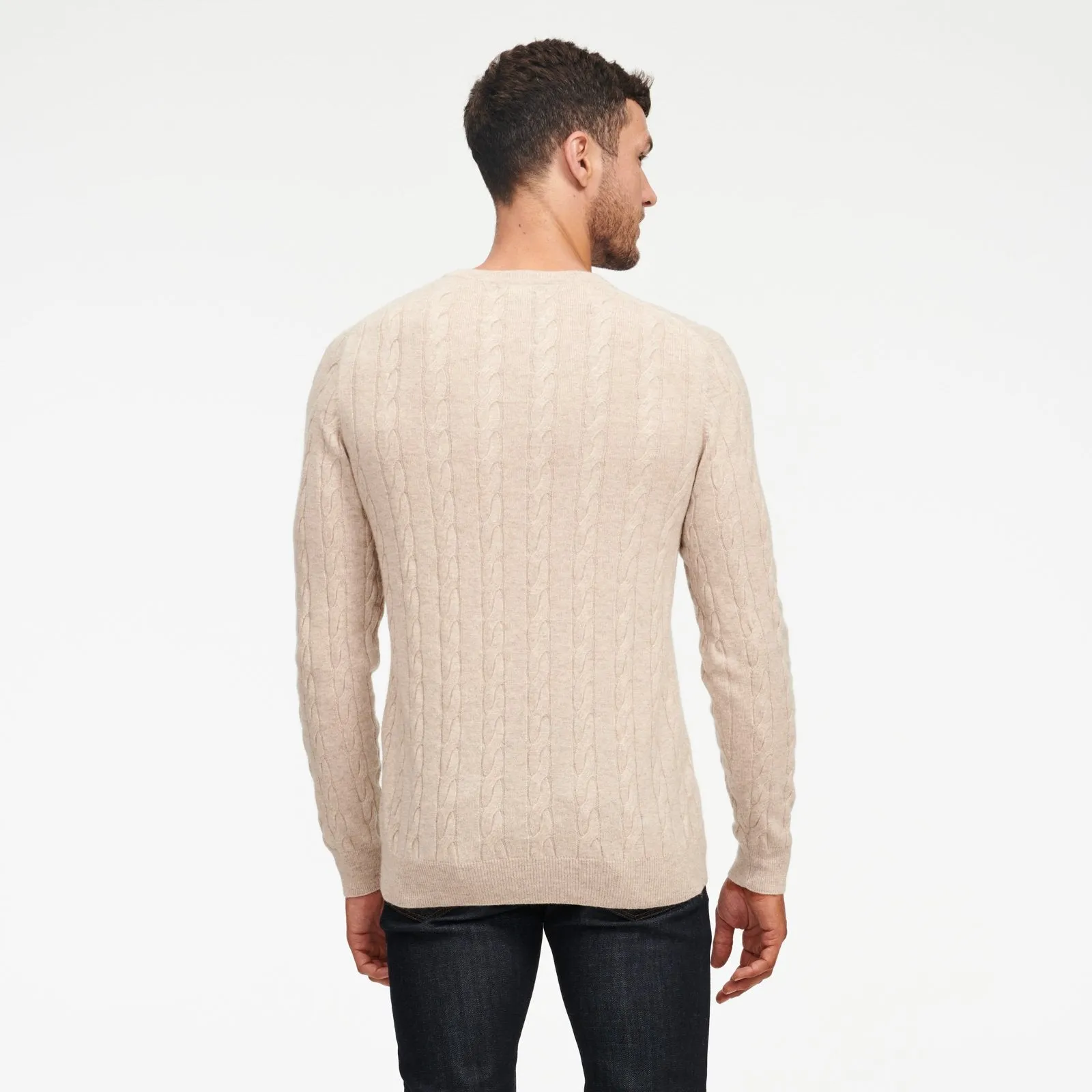 Cable Knit Crewneck Sweater