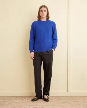 Cashmere Crewneck - Lapis