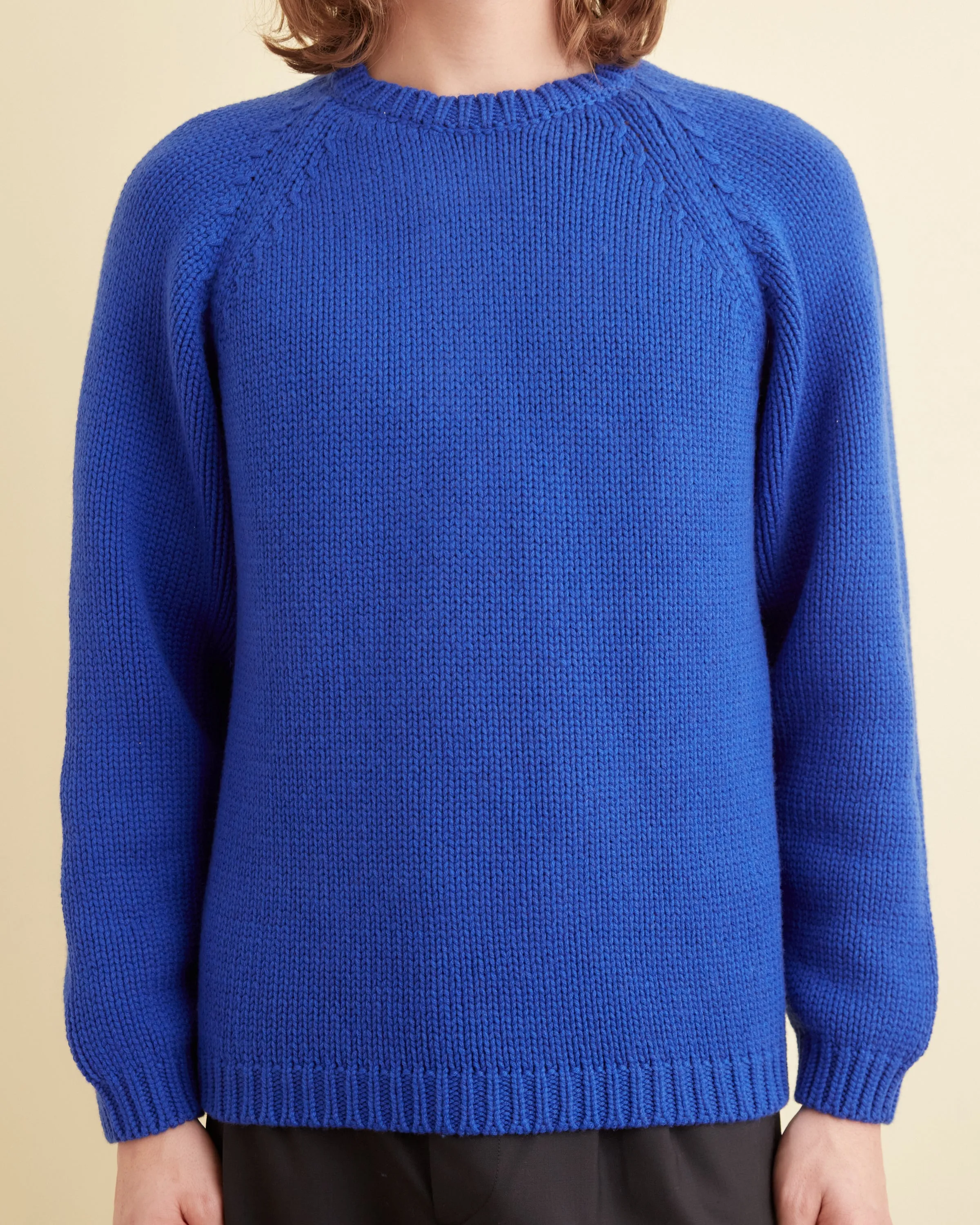 Cashmere Crewneck - Lapis