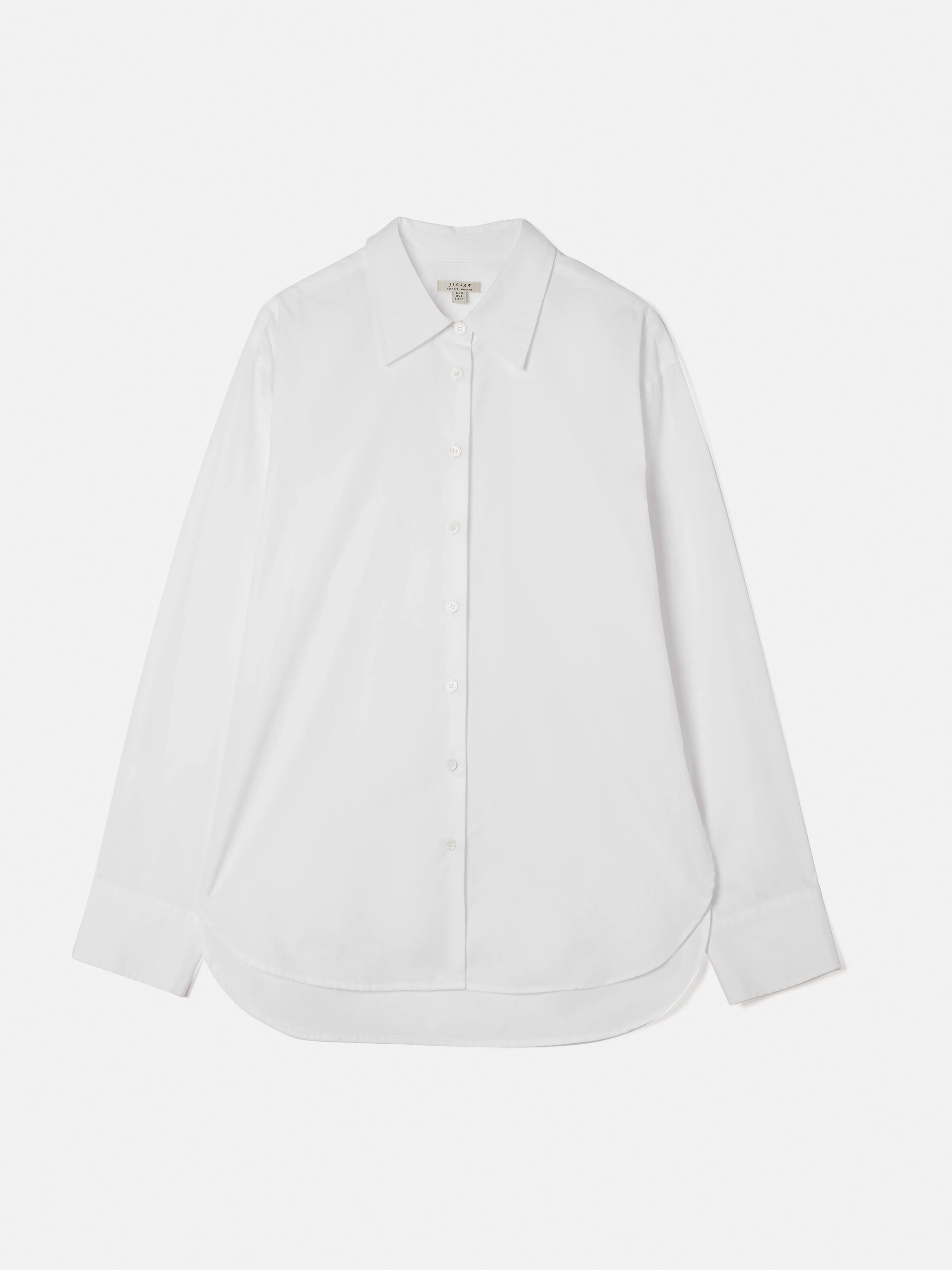 Cotton Fitted Shirt | White