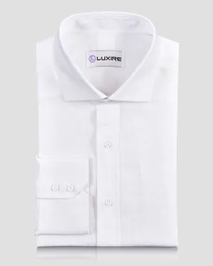 Crisp White Linen shirt