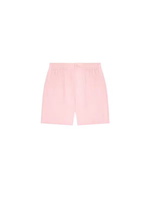 DNA Aloe Linen Mid Length Shorts—magnolia pink