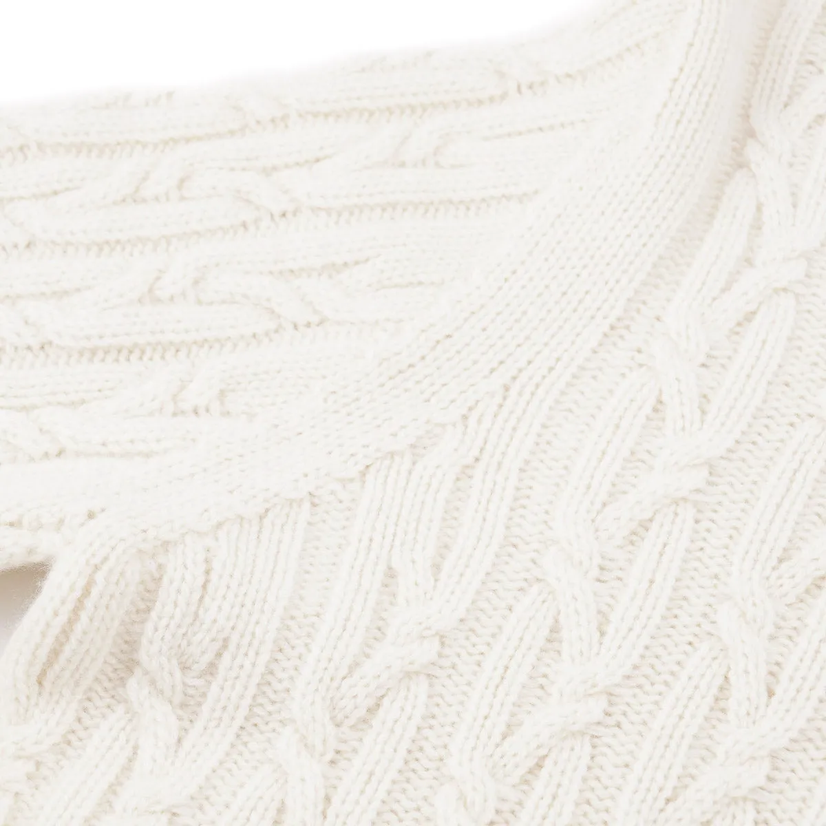 Drumohr Cable Knit Cashmere Sweater