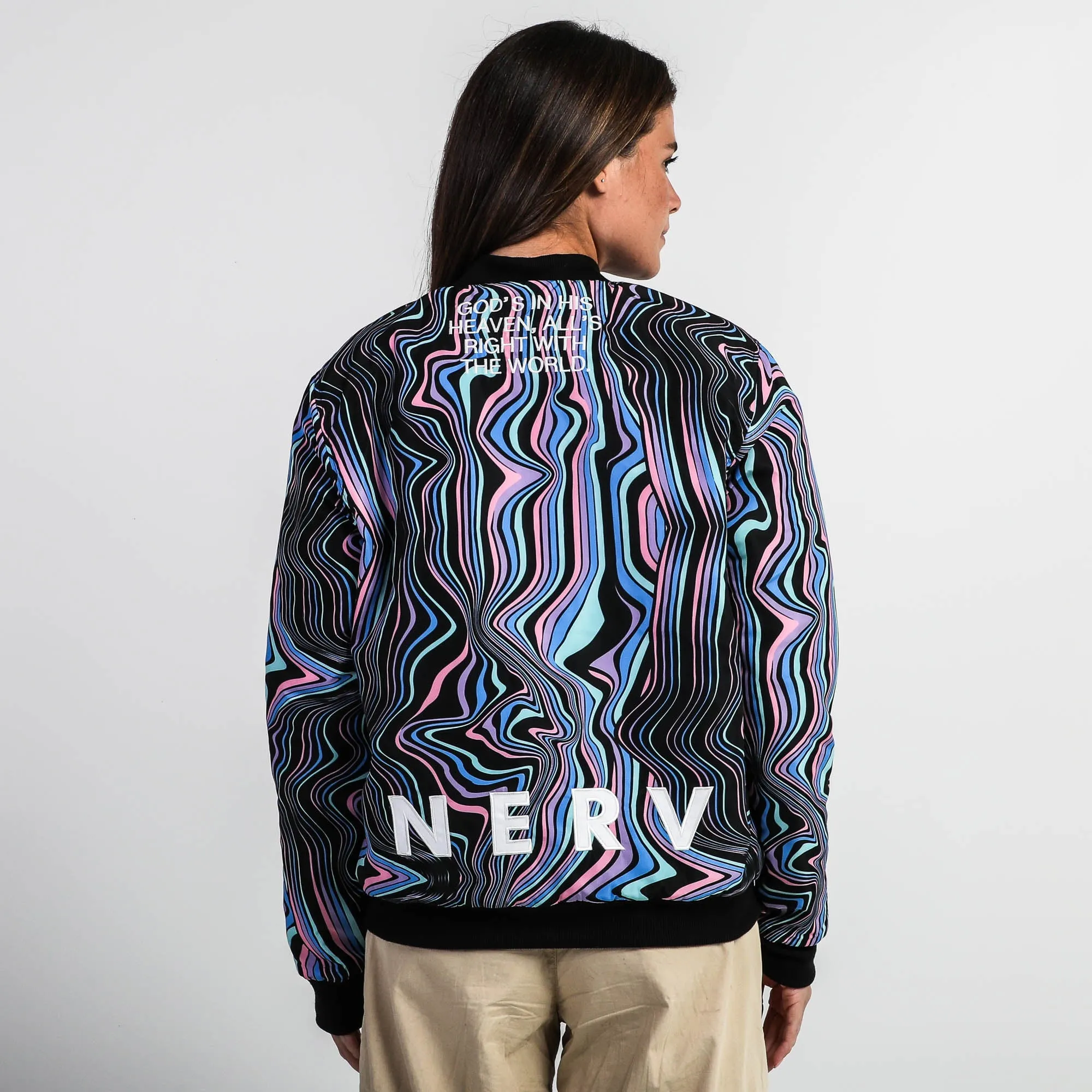 Eva Unit-01 Reversible Bomber Jacket