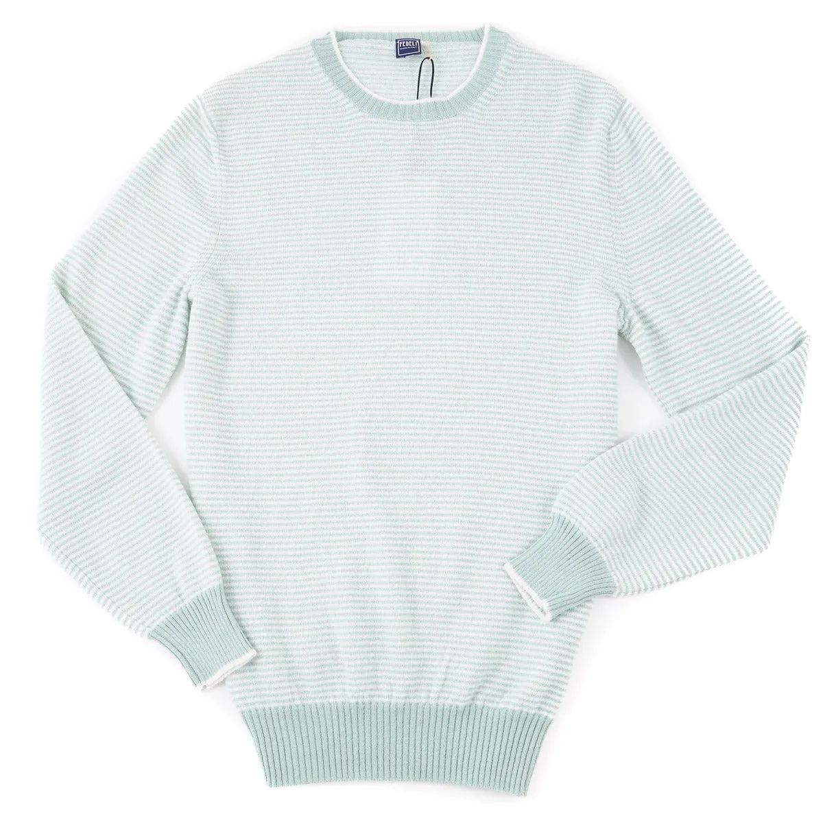 Fedeli Striped Extrafine Cashmere Sweater