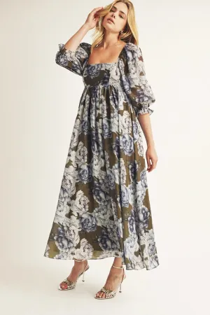 Floral Baby Doll Maxi Dress