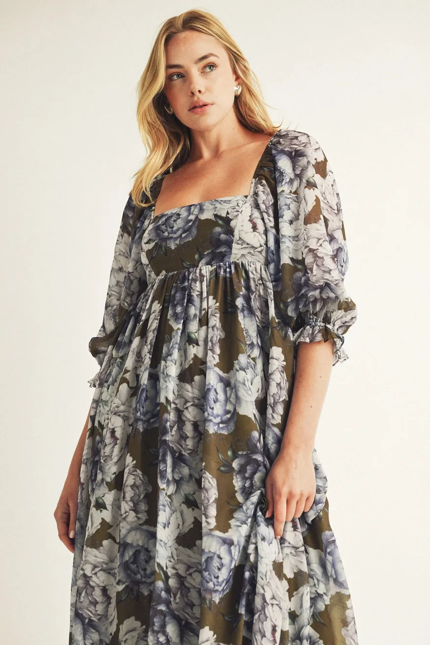 Floral Baby Doll Maxi Dress