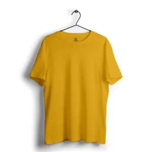 Golden Yellow Plain T-shirt