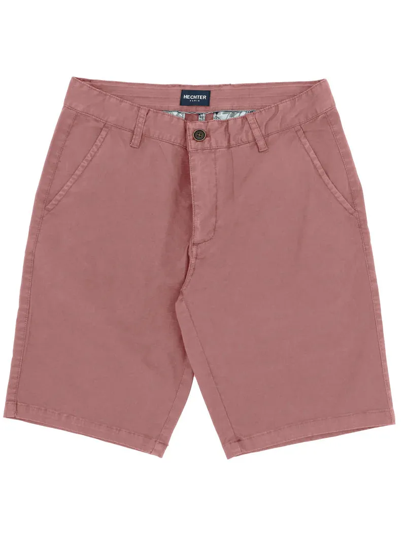 Hechter - Lucas Stretch Cotton Short - Salmon