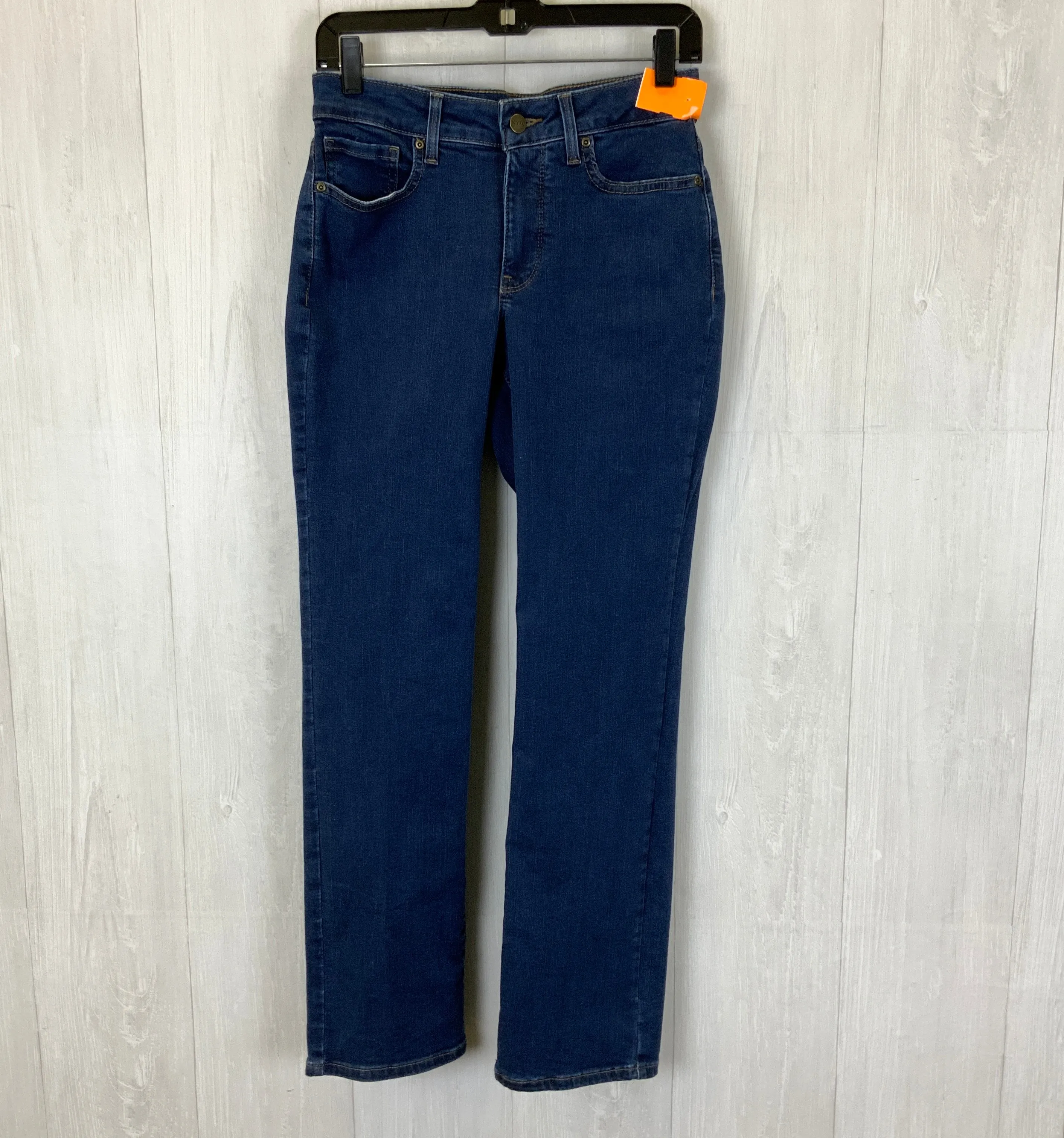 Jeans Straight By Not Your Daughters Jeans In Denim Blue, Size: 6petite