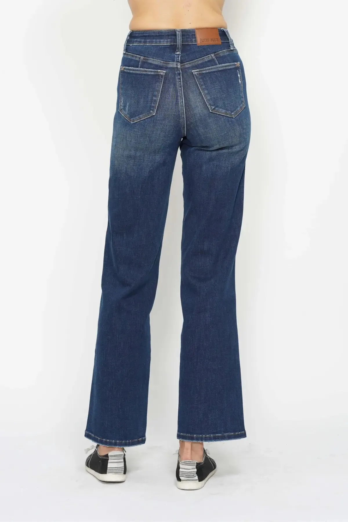 Judy Blue HW Tummy Control Classic Straight Leg Jeans