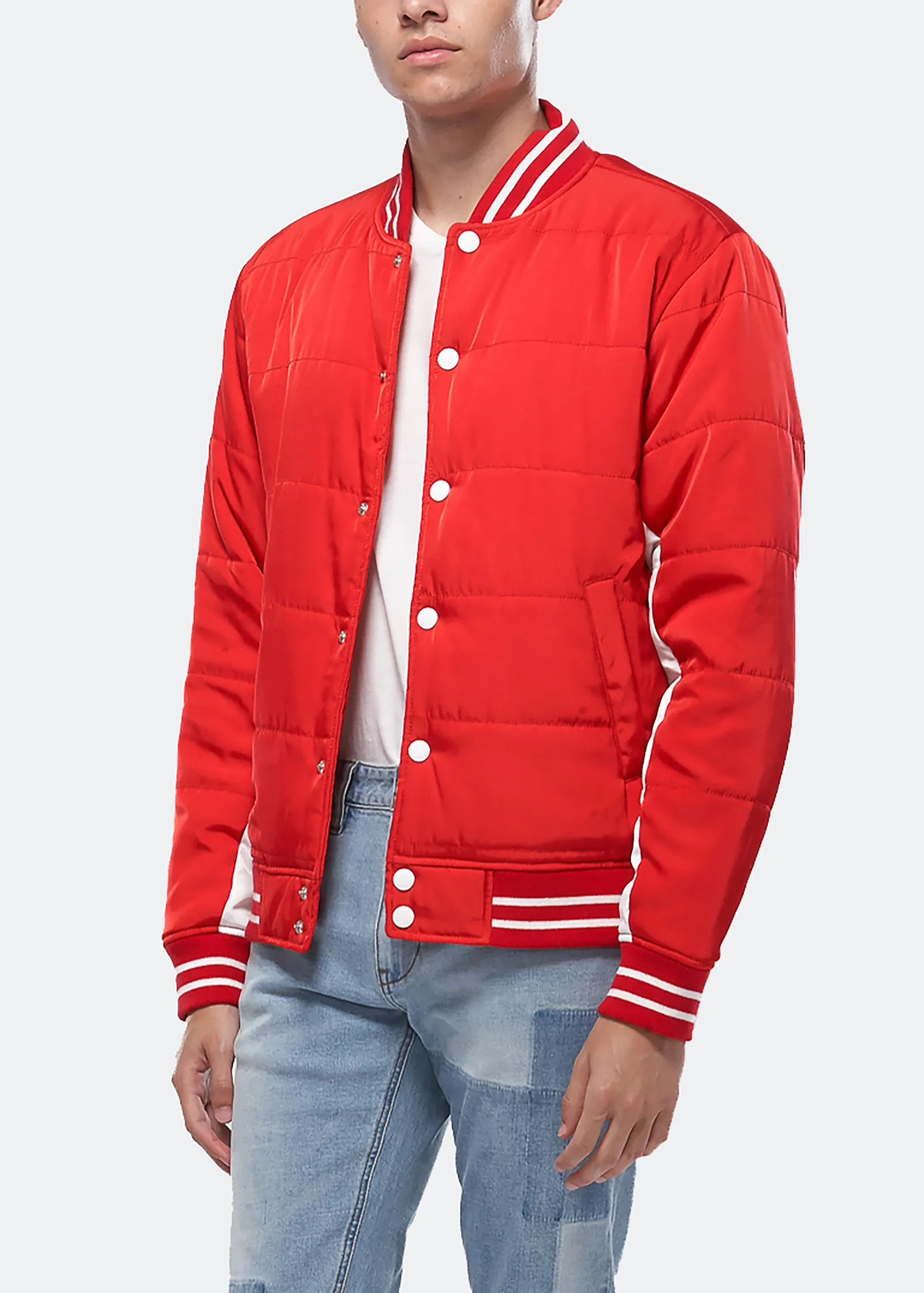 Konus Men's Bomber Jacket in Red