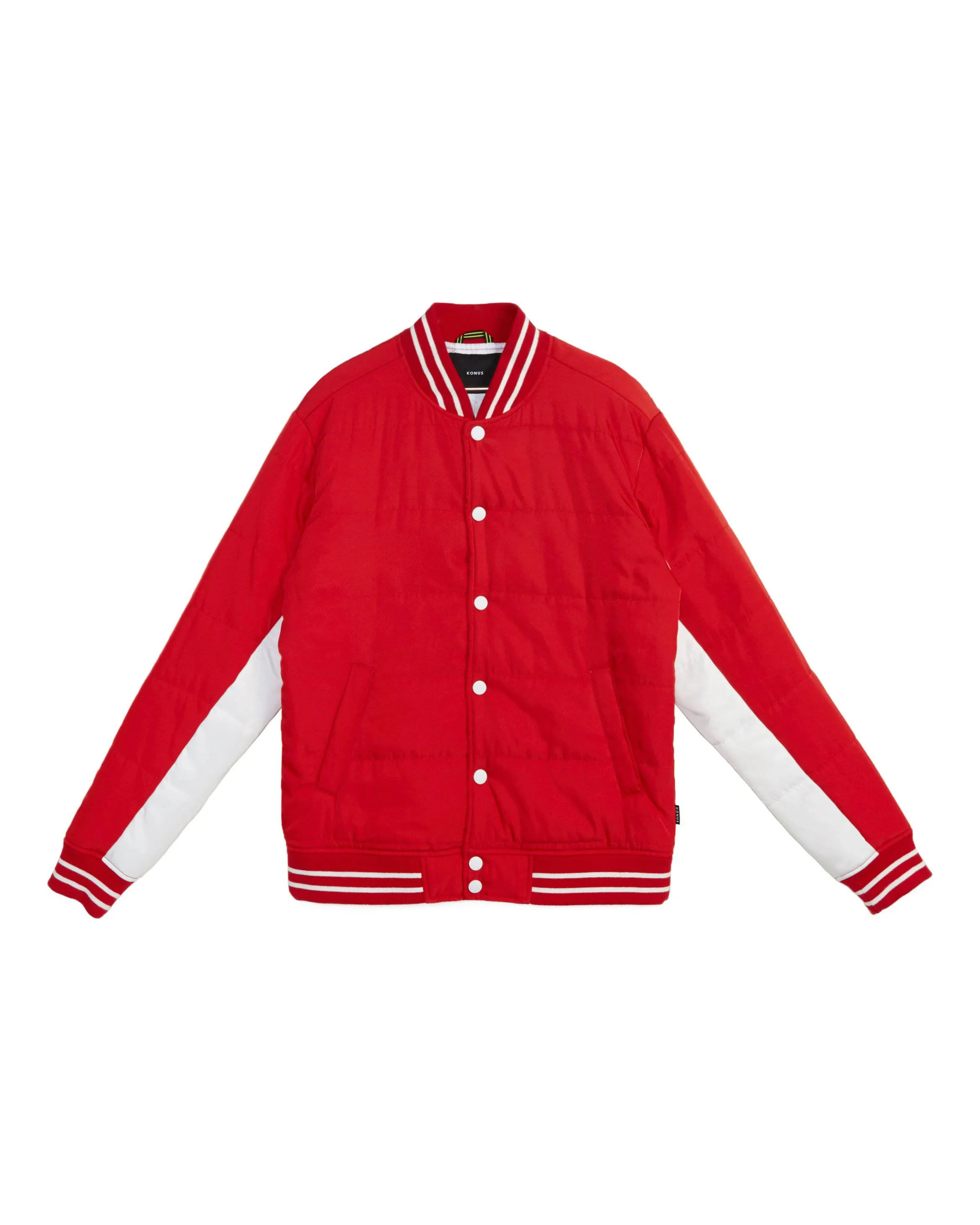 Konus Men's Bomber Jacket in Red