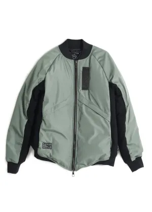 Konus Men's Bomber Jacket with Hidden Pocket in Olive