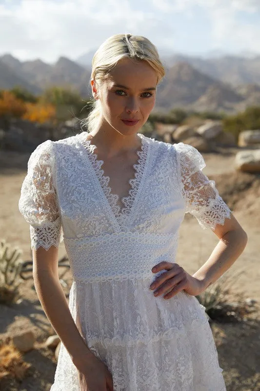 Lace Little White Dress