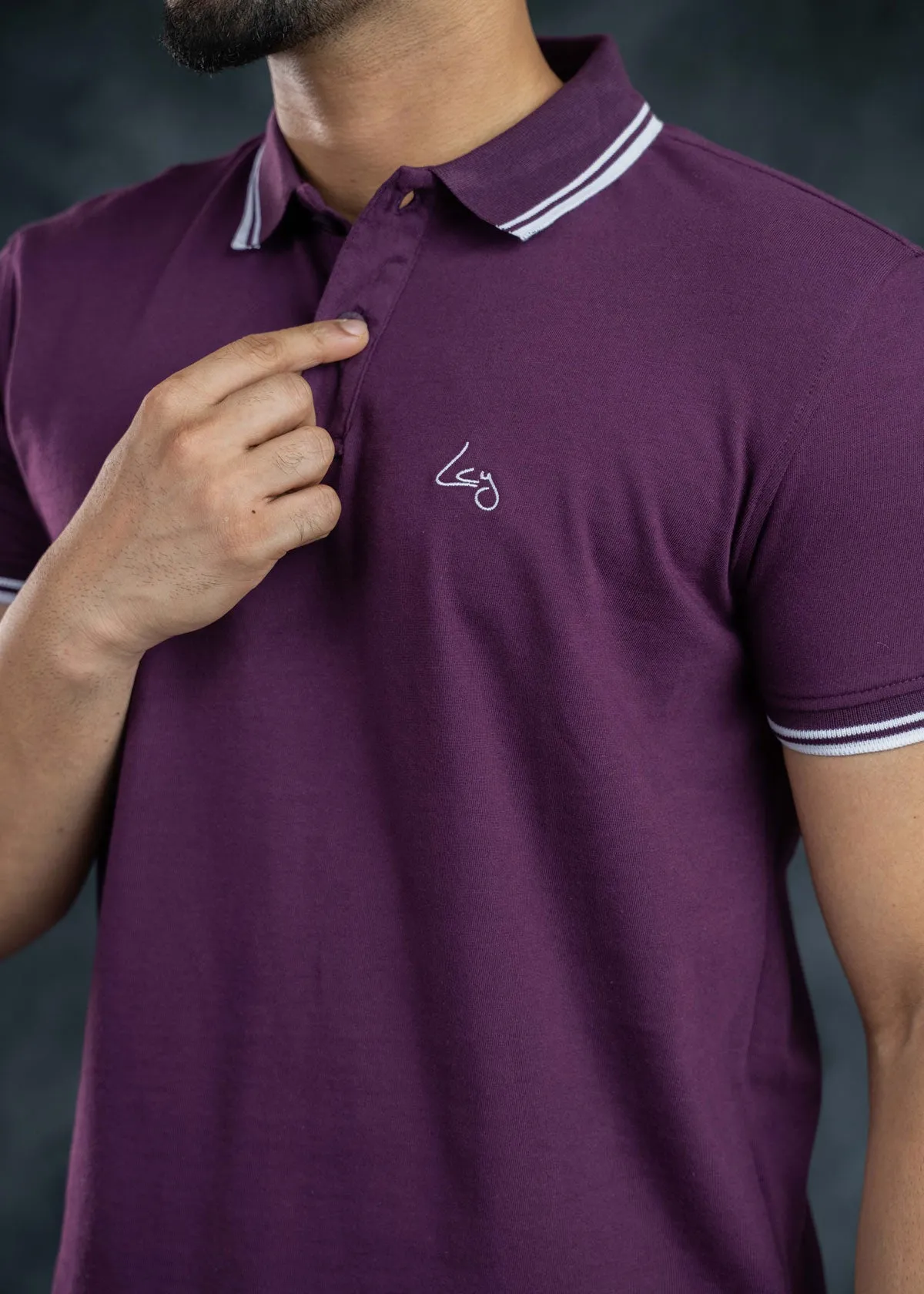 LCY | Contrast Twin Tipped Basic Polo