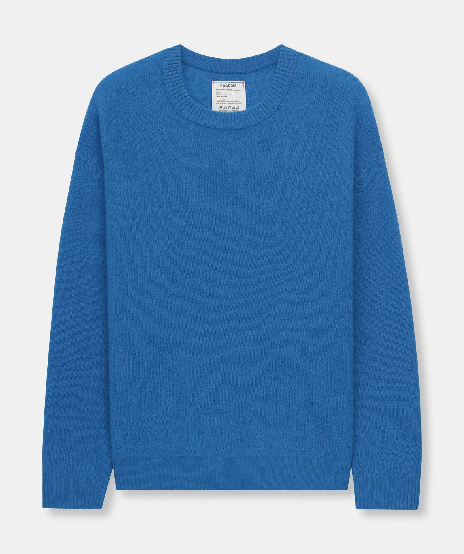 Lightweight Reversible Cashmere Crewneck Sweater