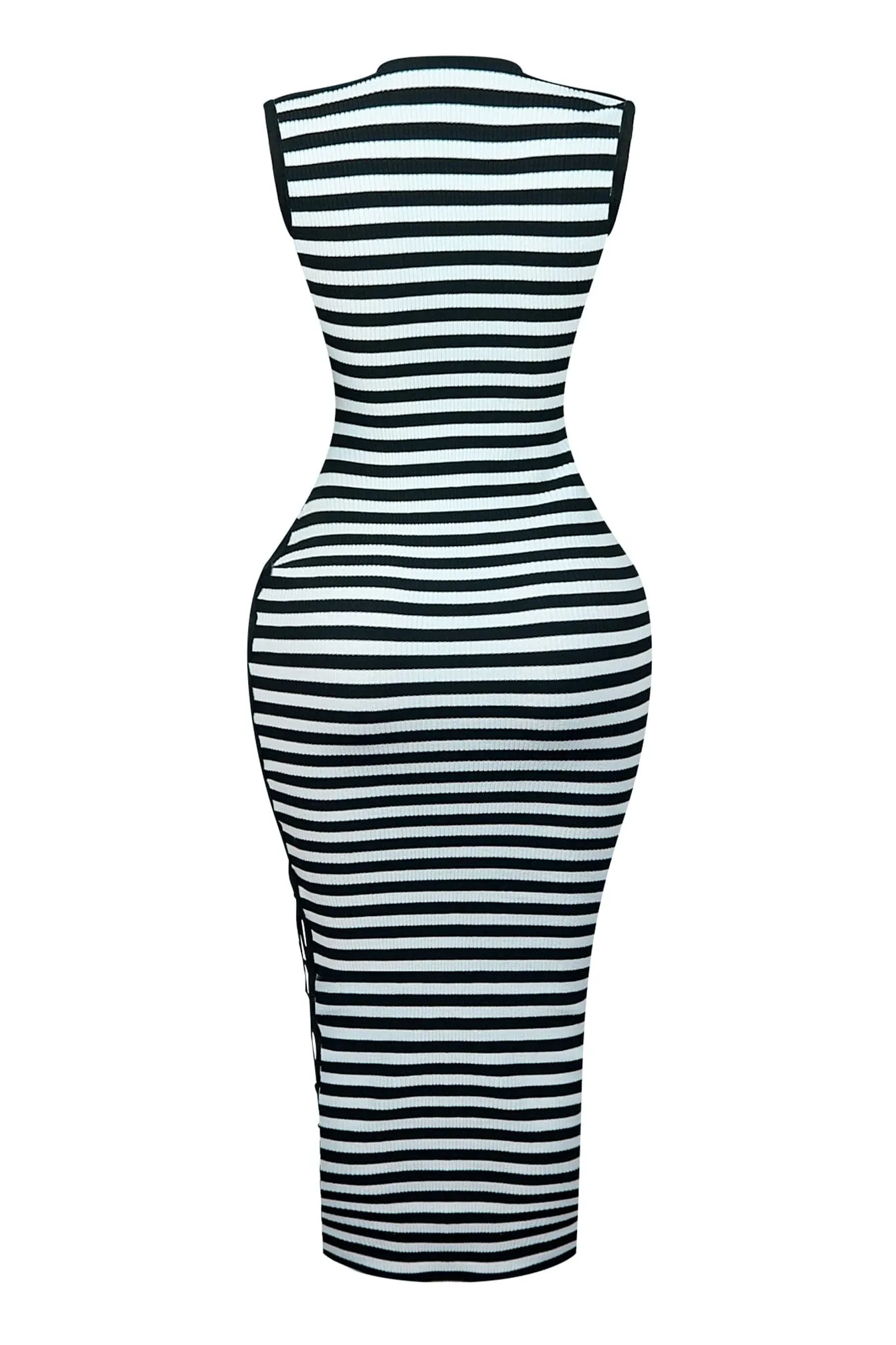 Liv Stripe V Neck Maxi Dress