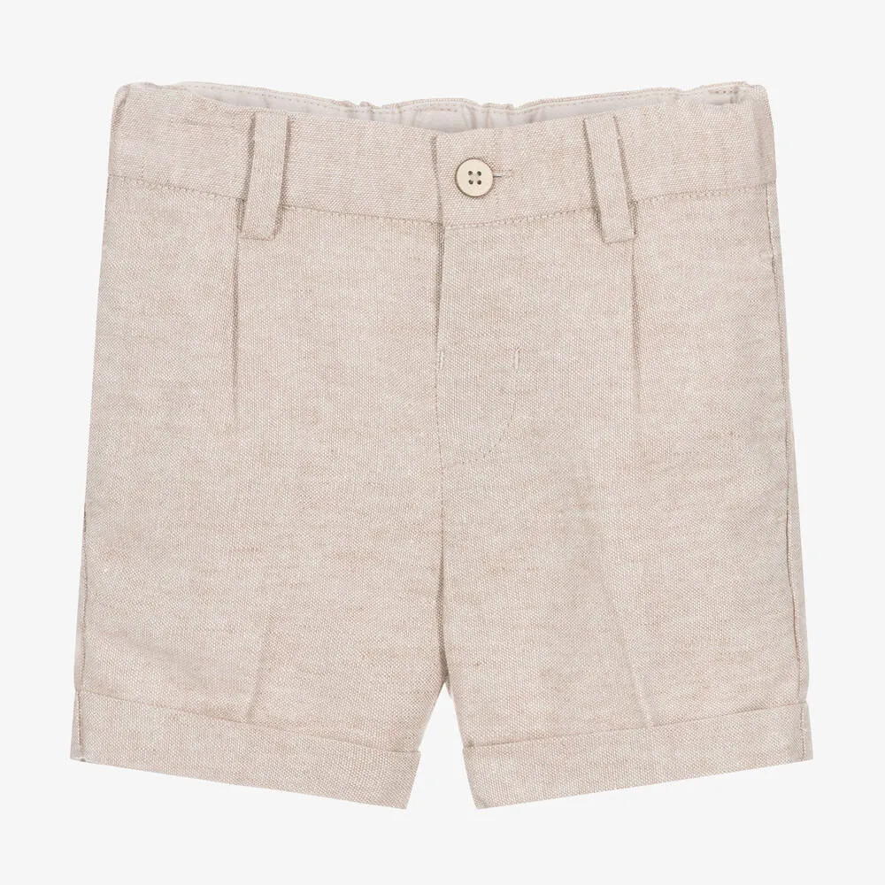 Mayoral Baby Boy Coconut Linen Shorts