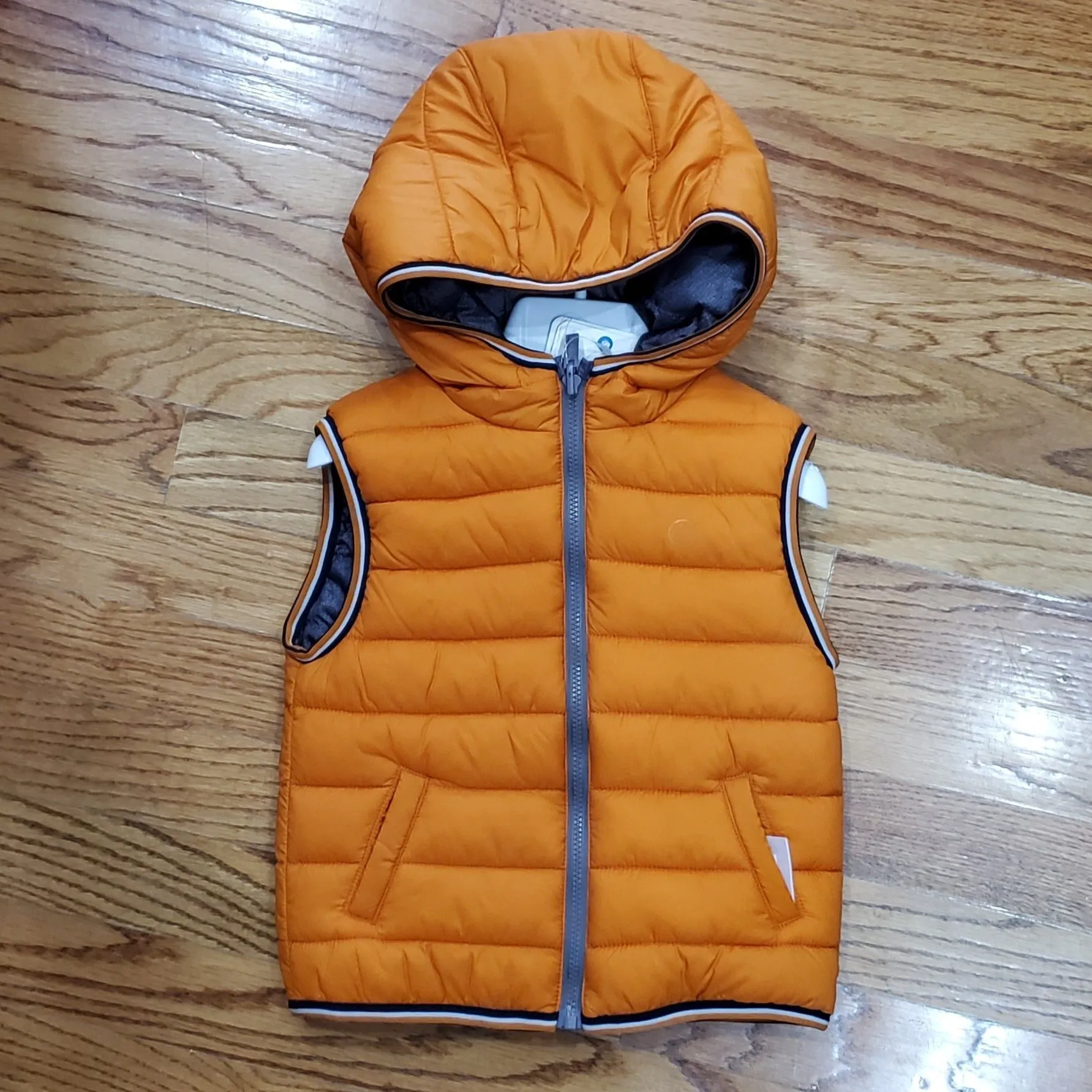 Mayoral Reversible Orange/ Gray Vest