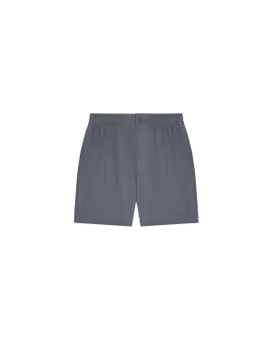 Mens DNA Linen Mid Length Shorts—atmosphere grey