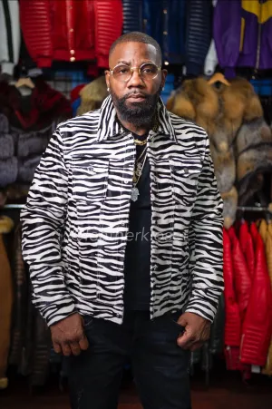 Men's Dylan Pony Jacket [Zebra]