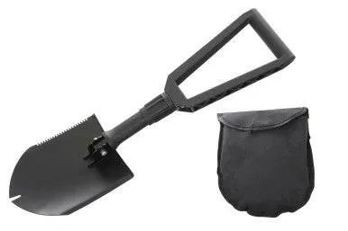 Multi Functional Military Style Utility Shovel with Nylon Carrying Case