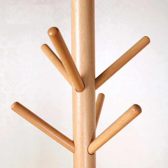 Oak Coat Stand for Hallway or Bedroom