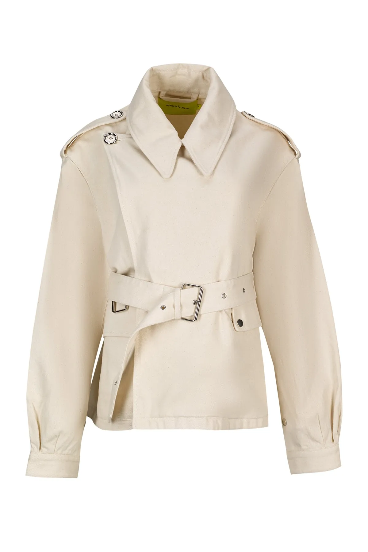 OFF-WHITE CROPPED TRENCH COAT